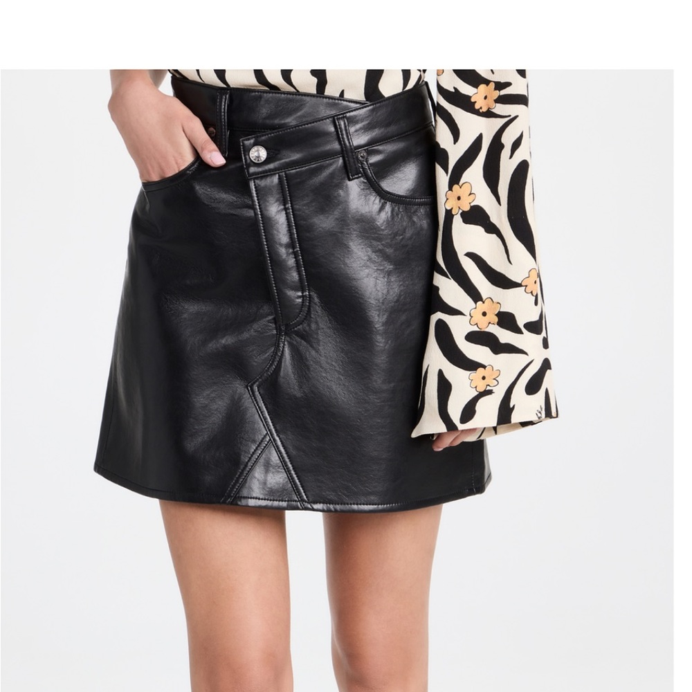 AGOLDE CRISS CROSS SKIRT